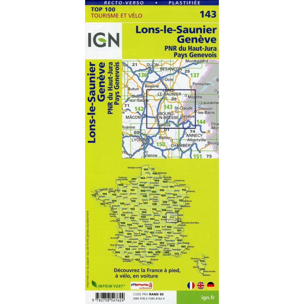 143 IGN Lons-le-Saunier Geneve
